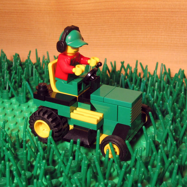 Dan s Custom Riding Mower Green for your LEGO town