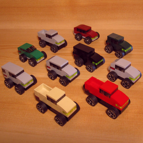 Dan's Custom Tiny Teardrop Camper With Tow Vehicle: Combo Pack (LEGO Microbuild)