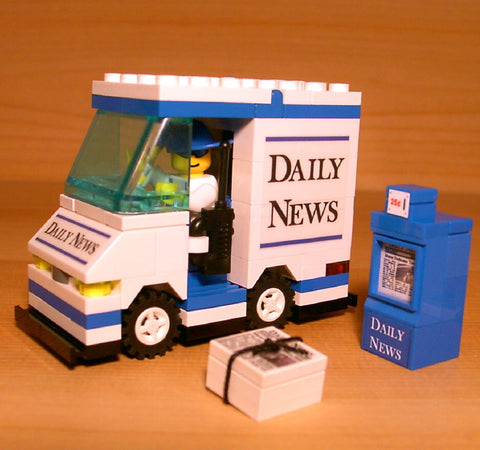 Custom LEGO Newspaper Sets
