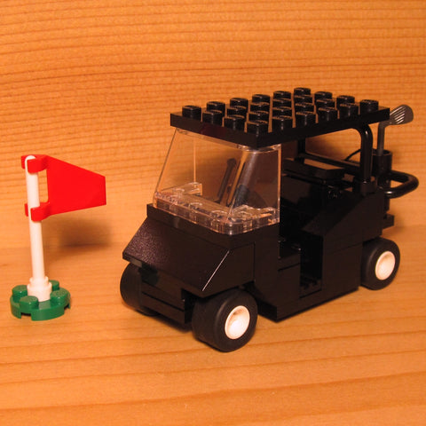 Dan's Custom Golf Cart Black (for your LEGO town)