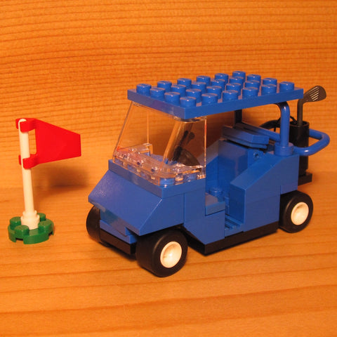 Dan's Custom Golf Cart Blue (for your LEGO town)