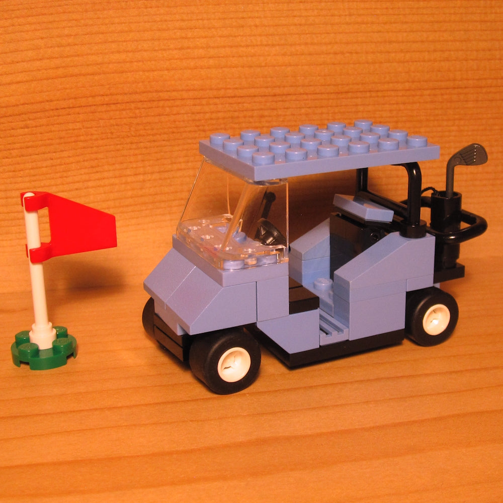 Dan's Custom Golf Cart Light Blue (for your LEGO town)