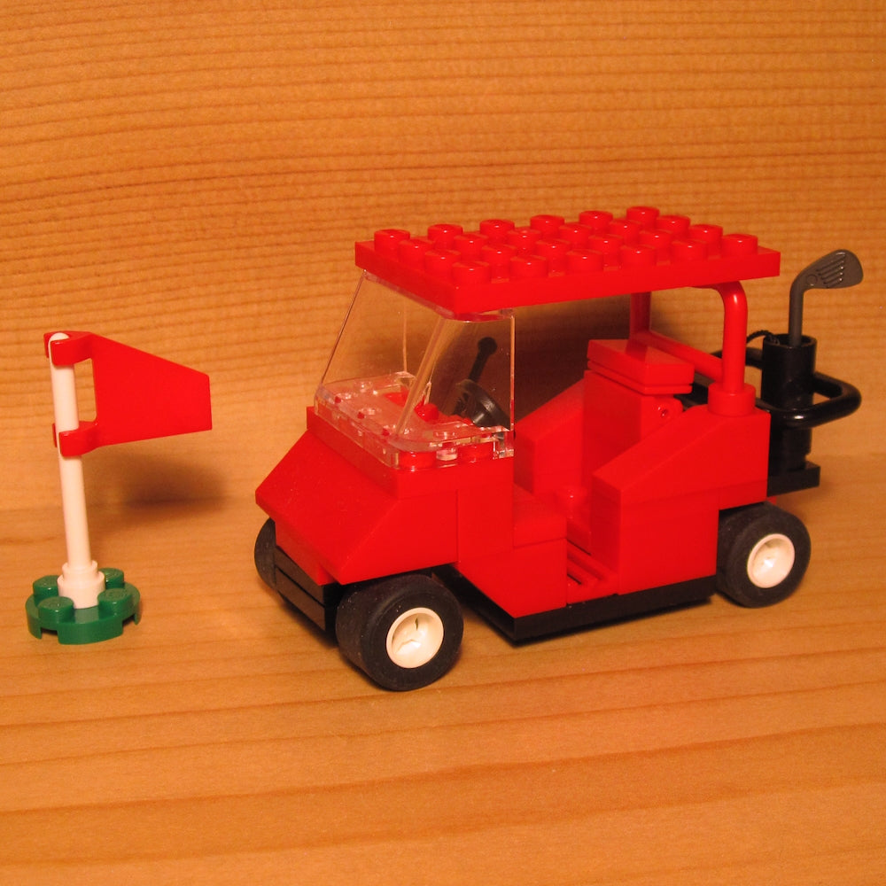 Dan's Custom Golf Cart Red (for your LEGO town)