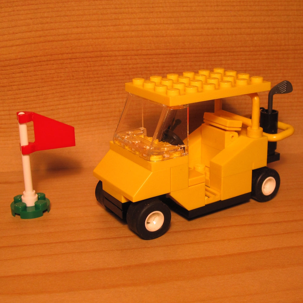 Dan's Custom Golf Cart Yellow (for your LEGO town)
