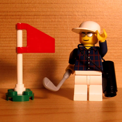 Dan's Custom Fun Golfer Minifig (for your LEGO town)