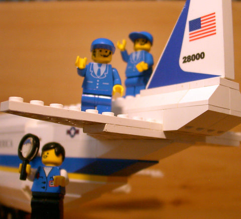 Museum: Dan's Custom Air Force One (for your LEGO town)