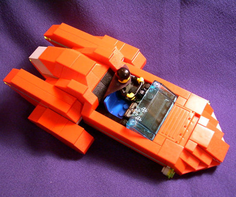 Museum: Dan's Custom Star Wars XJ-2 Bail Organa Airspeeder (for your LEGO town)