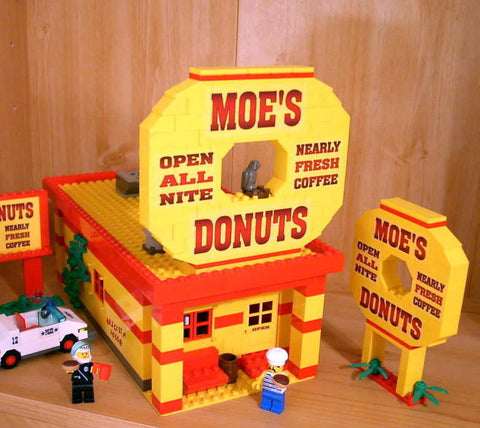 Museum: Dan's Custom Moe's Donut Shop (for your LEGO town)