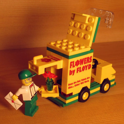Dan's Custom Florist Delivery Van (for your LEGO town)
