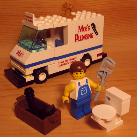 Dan's Custom Moe the Plumber (for your LEGO town)
