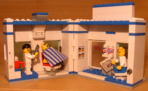 Dan's Custom Barber Shop (for your LEGO town)