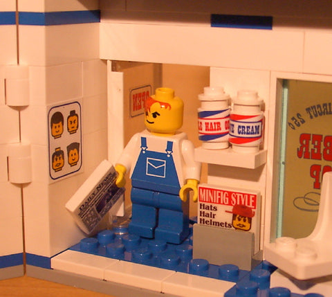 Dan's Custom Barber Shop (for your LEGO town)