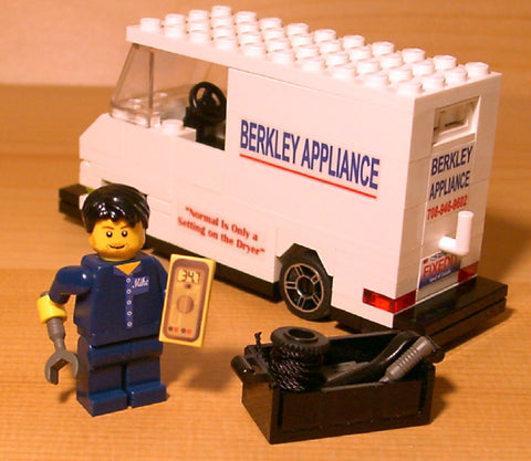 Museum: Dan's Custom Electrician's Van (for your LEGO town)