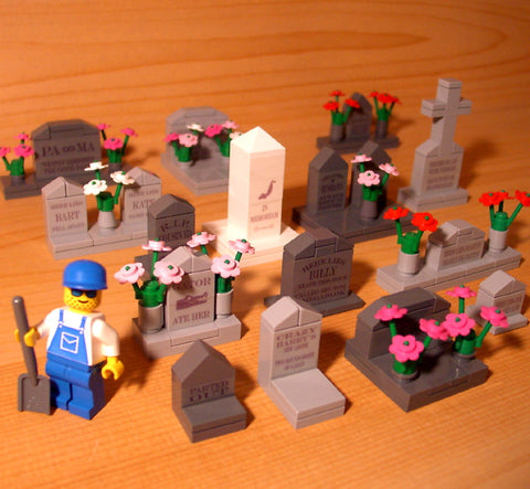 Dan's Custom Cemetery Set A (for your LEGO town)