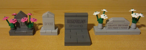 Dan's Custom Cemetery Set B (for your LEGO town)
