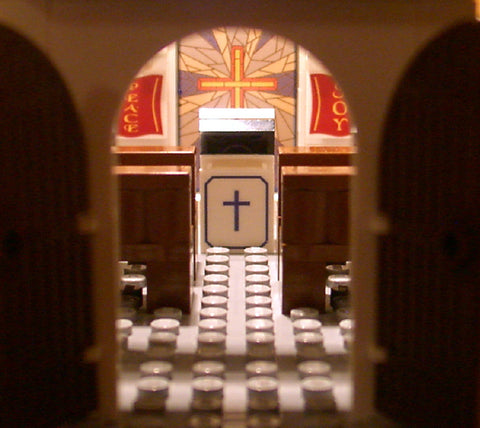 Dan's Custom Church Building Chapel (for your LEGO town)
