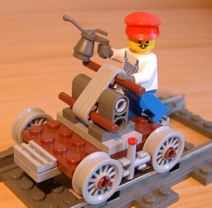 Dan's Custom Railroad Handcar (for your LEGO town) – DADVENTUREDAN