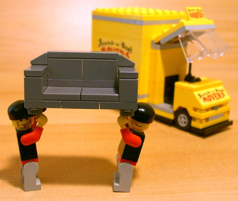Dan's Custom Movers Truck Set (for your LEGO town)