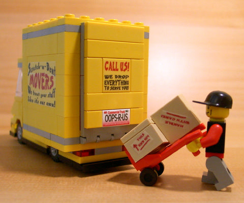 Dan's Custom Movers Truck Set (for your LEGO town)