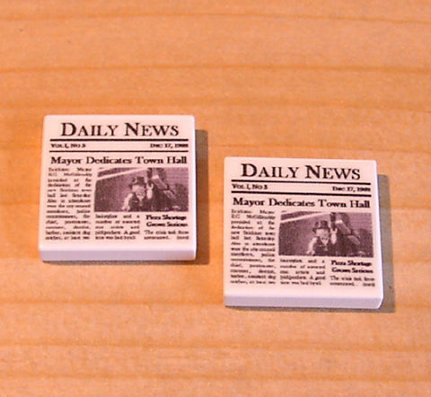 Dan's Custom Newspaper Pack (for your LEGO town)