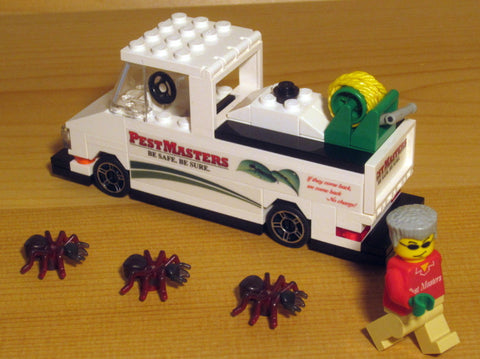 Museum: Dan's Custom Pest Control Service Truck (for your LEGO town)