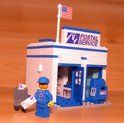 Dan's Custom Post Office (for your LEGO town)