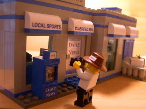 Dan's Custom Newspaper Print Shop (for your LEGO town)