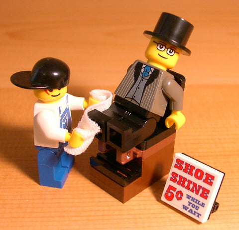 Museum: Dan's Custom Shoeshine Stand (for your LEGO town)