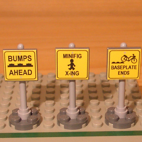 Dan's Custom Traffic Signs (for your LEGO town)