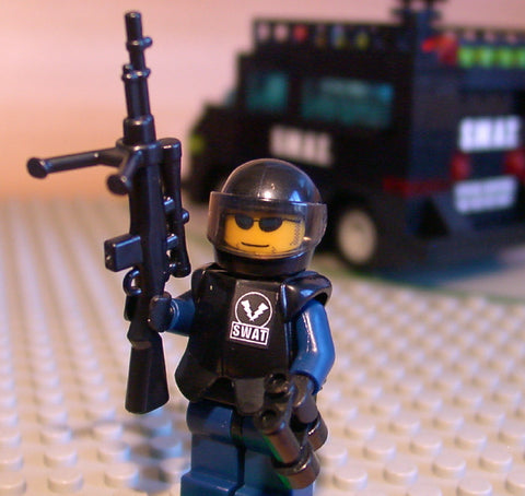 Museum: Dan's Custom S.W.A.T. Armored Vehicle & Assault Team (for your LEGO town)
