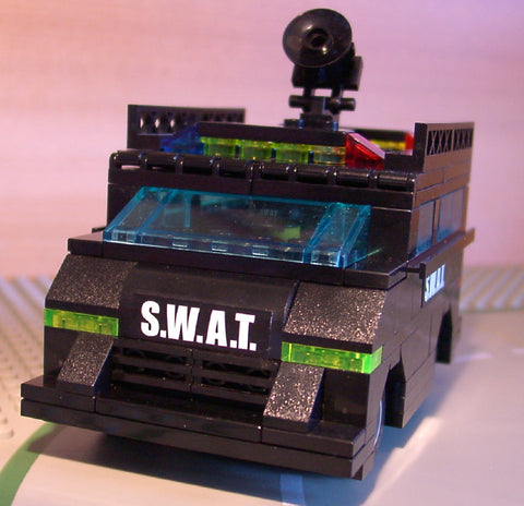 Museum: Dan's Custom S.W.A.T. Armored Vehicle & Assault Team (for your LEGO town)